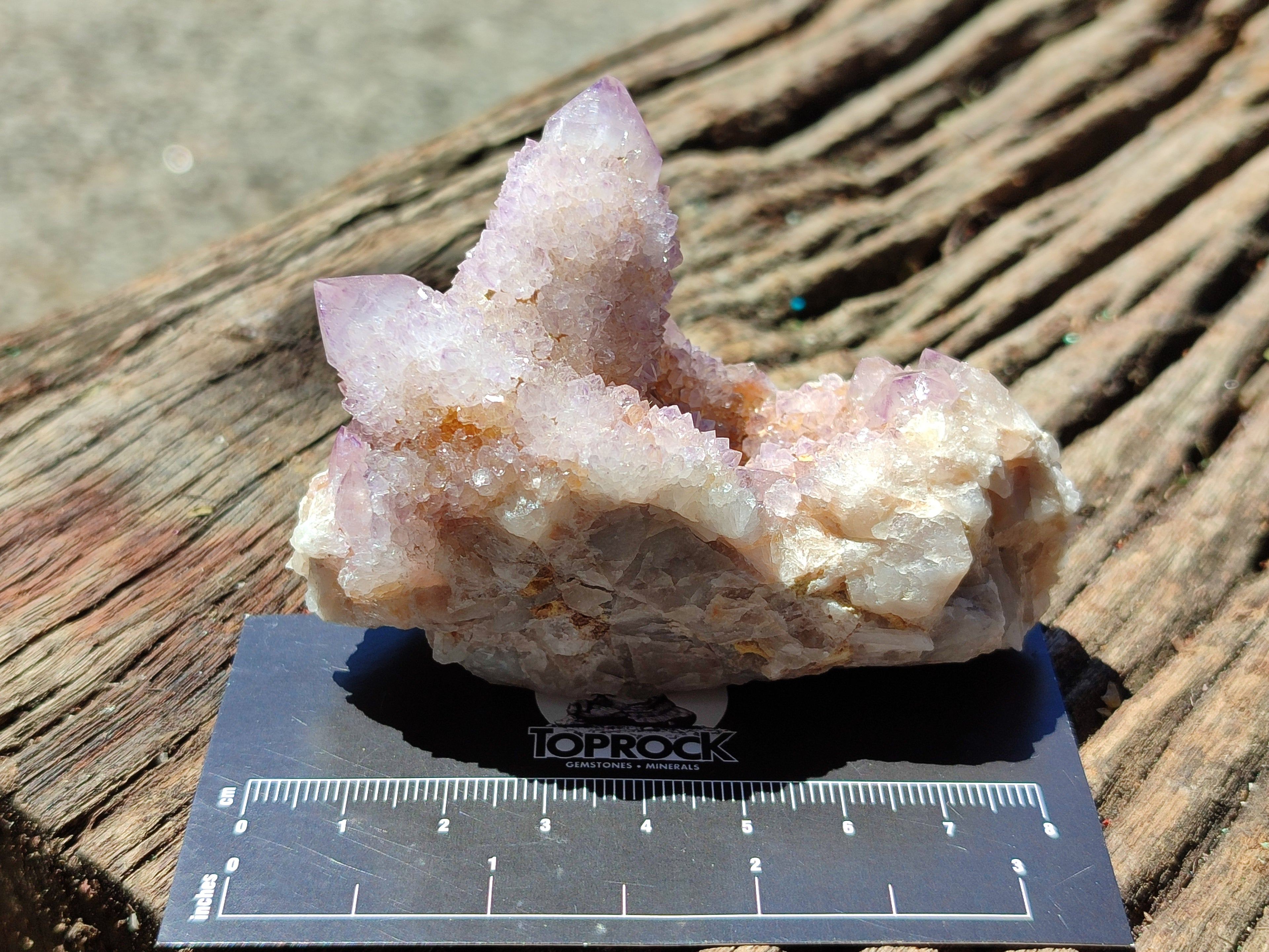 Natural Amethyst Spirit Quartz Clusters x 6 From Boekenhouthoek, South Africa - Toprock Gemstones and Minerals 