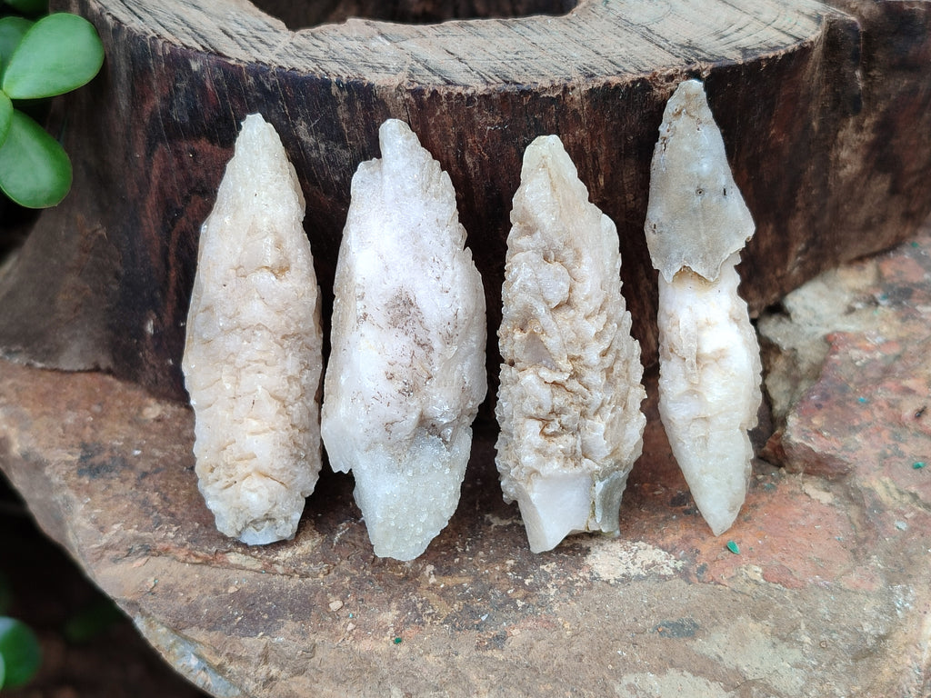 Natural Drusy Quartz Coated Calcite Pseudomorph Specimens x 35 From Lesotho - Toprock Gemstones and Minerals 