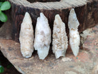 Natural Drusy Quartz Coated Calcite Pseudomorph Specimens x 35 From Lesotho - Toprock Gemstones and Minerals 