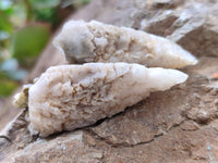 Natural Drusy Quartz Coated Calcite Pseudomorph Specimens x 26 From Lesotho - Toprock Gemstones and Minerals 