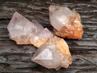 Natural Smoky Amethyst Spirit Quartz Crystals x 12 From Boekenhouthoek, South Africa