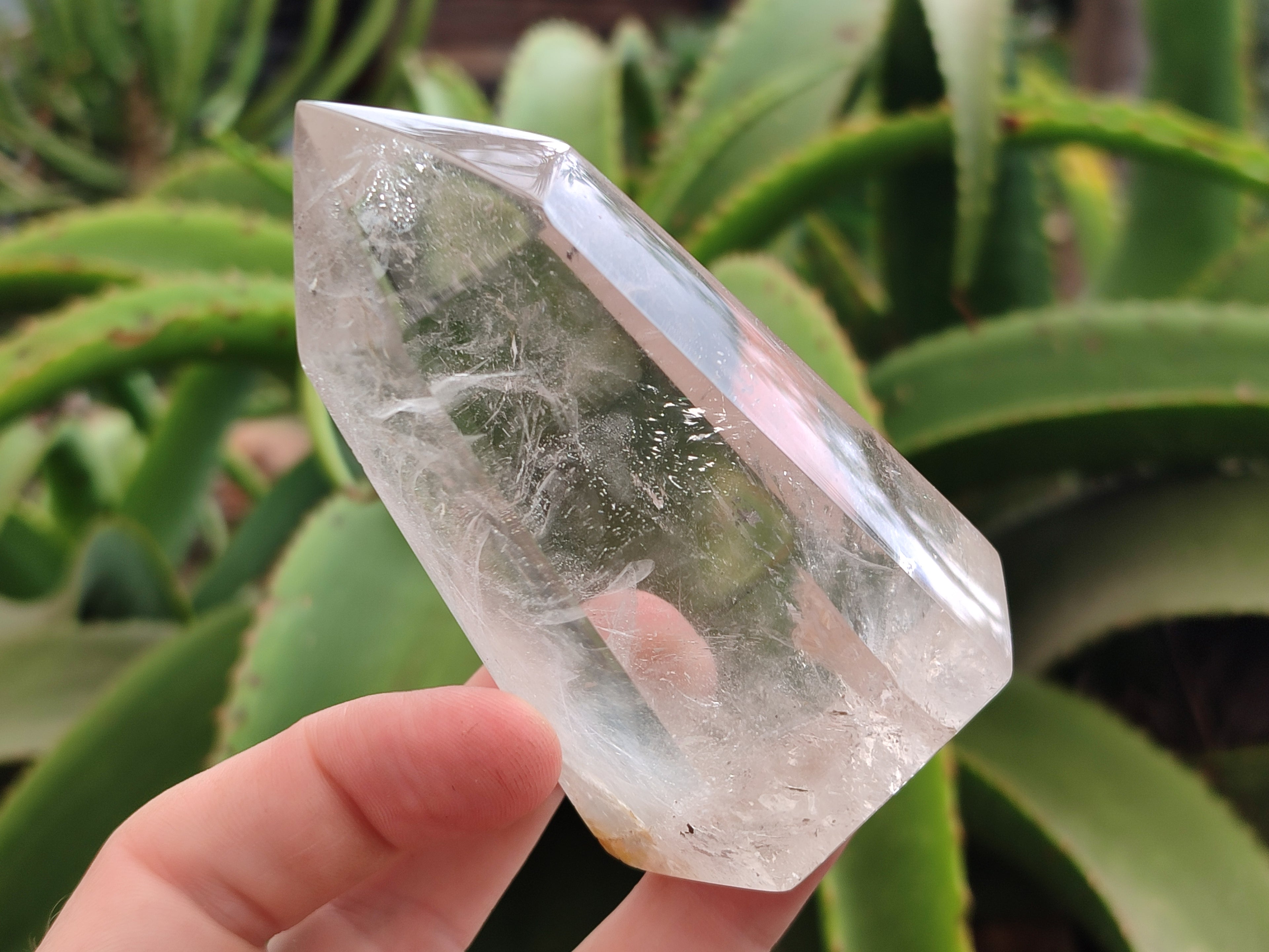 Polished Clear Quartz Crystals x 6 From Madagascar - Toprock Gemstones and Minerals 