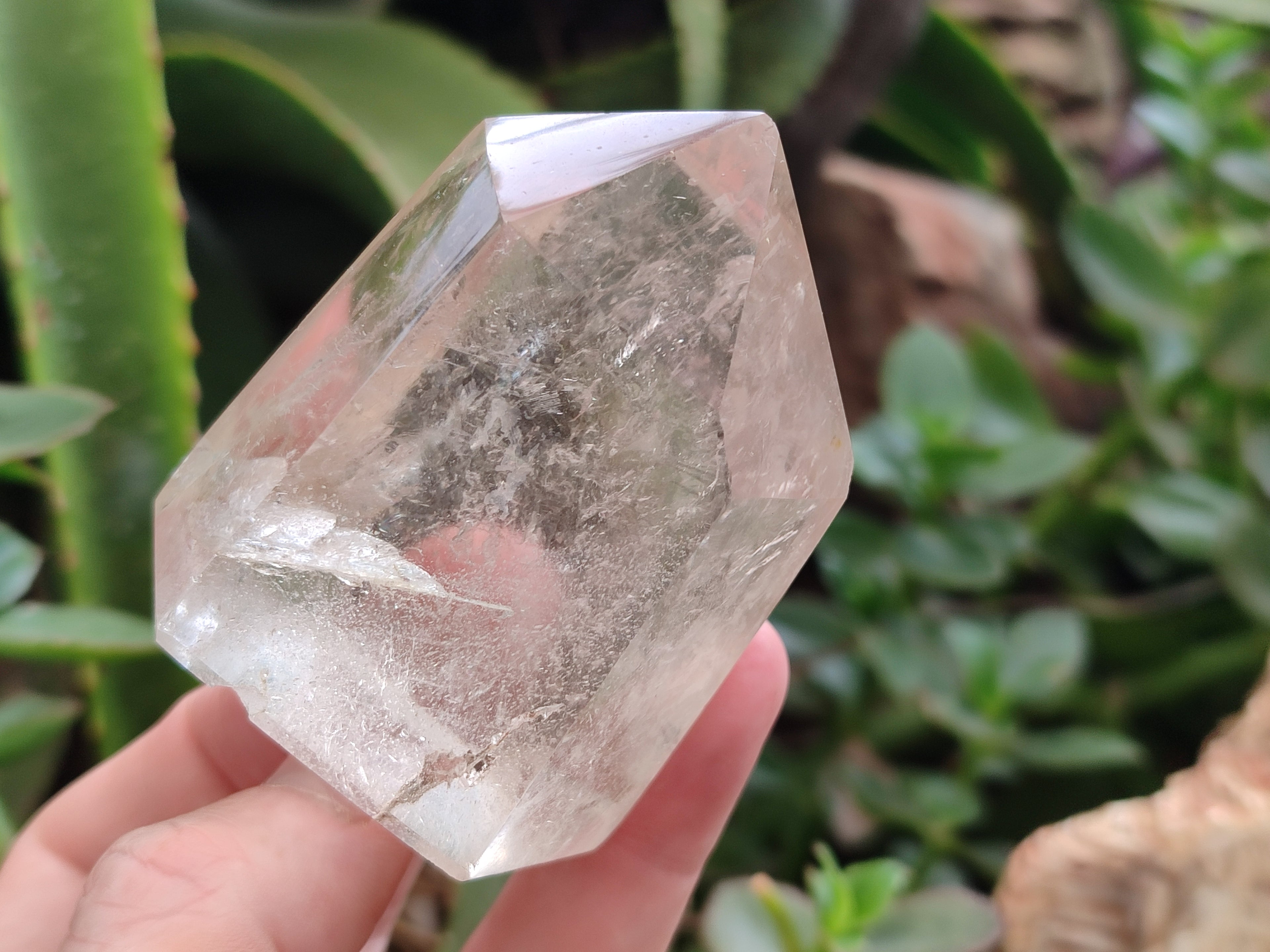 Polished Clear Quartz Crystals x 6 From Madagascar - Toprock Gemstones and Minerals 