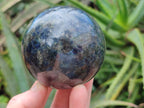 Polished Iolite Spheres x 2 From Ambatofinandrahana, Madagascar - Toprock Gemstones and Minerals 