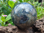 Polished Iolite Spheres x 2 From Ambatofinandrahana, Madagascar - Toprock Gemstones and Minerals 