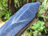 Polished Lazulite Points x 2 From Madagascar - Toprock Gemstones and Minerals 