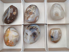 Polished Dendritic Agate Standing Free Forms x 6 From Madagascar - Toprock Gemstones and Minerals 