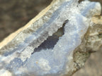 Polished On One Side Blue Lace Agate x 12 From Malawi - Toprock Gemstones and Minerals 