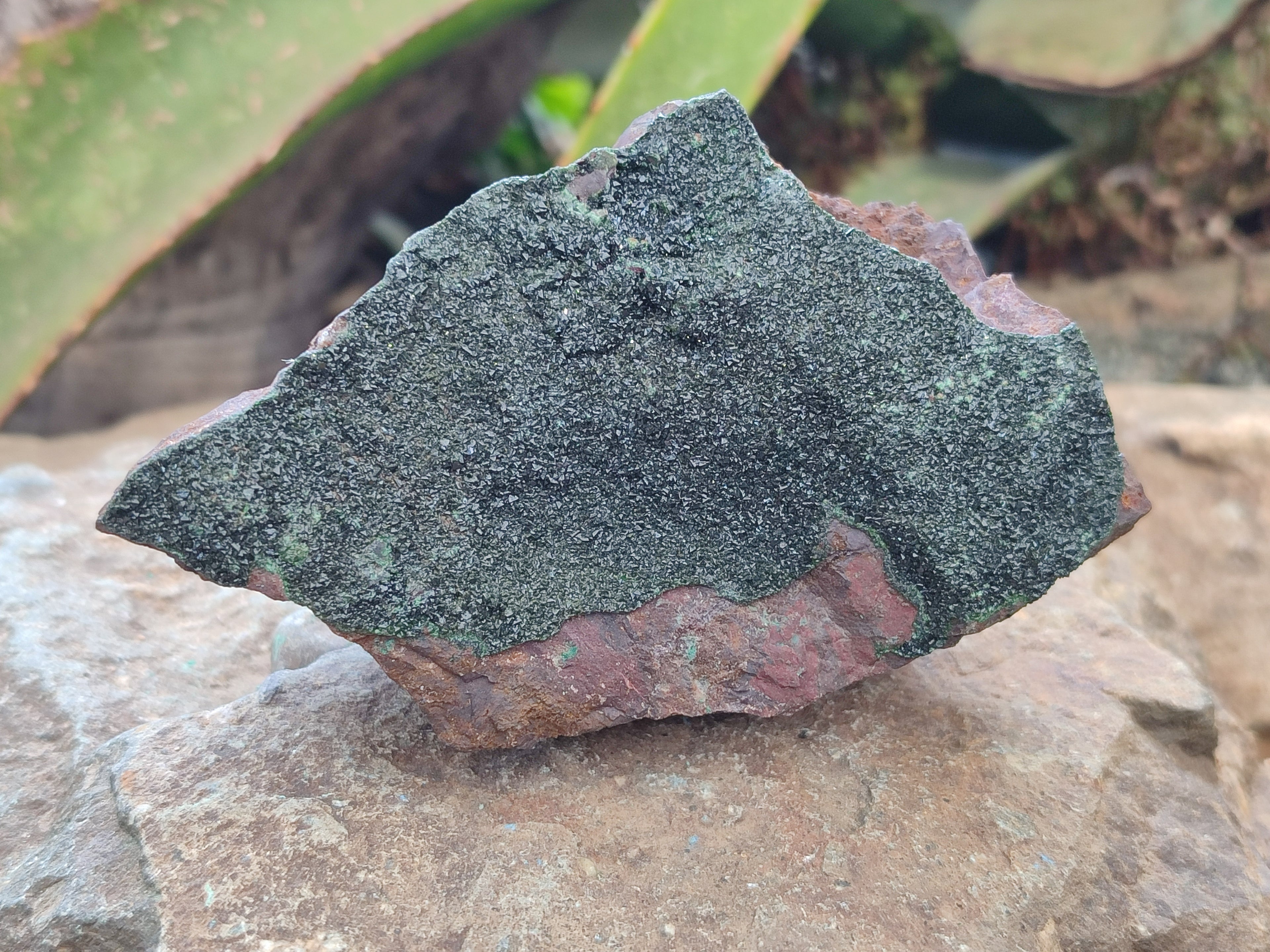 Natural Libethenite Crystals On Dolomite Matrix Specimens x 3 From Shituru, Congo - Toprock Gemstones and Minerals 