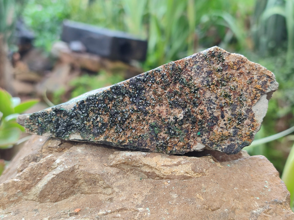 Natural Libethenite Crystals On Dolomite Matrix Specimens x 3 From Shituru, Congo - Toprock Gemstones and Minerals 