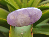 Polished Chevron Amethyst Palm Stones x 12 from Ankazobe, Madagascar - Toprock Gemstones and Minerals 