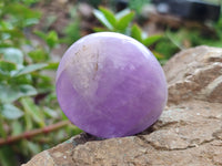 Polished Chevron Amethyst Palm Stones x 12 from Ankazobe, Madagascar - Toprock Gemstones and Minerals 