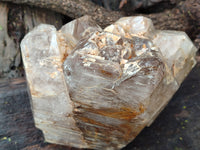Polished Smokey Cascading Window Quartz Crystal x 1 From Madagascar - Toprock Gemstones and Minerals 