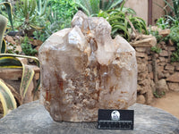 Polished Smokey Cascading Window Quartz Crystal x 1 From Madagascar - Toprock Gemstones and Minerals 