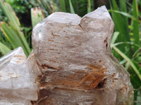 Polished Smokey Cascading Window Quartz Crystal x 1 From Madagascar - Toprock Gemstones and Minerals 