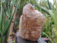 Polished Smokey Cascading Window Quartz Crystal x 1 From Madagascar - Toprock Gemstones and Minerals 