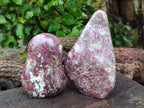 Polished Rubellite Pink Tourmaline Standing Free Forms x 2 From Madagascar - Toprock Gemstones and Minerals 
