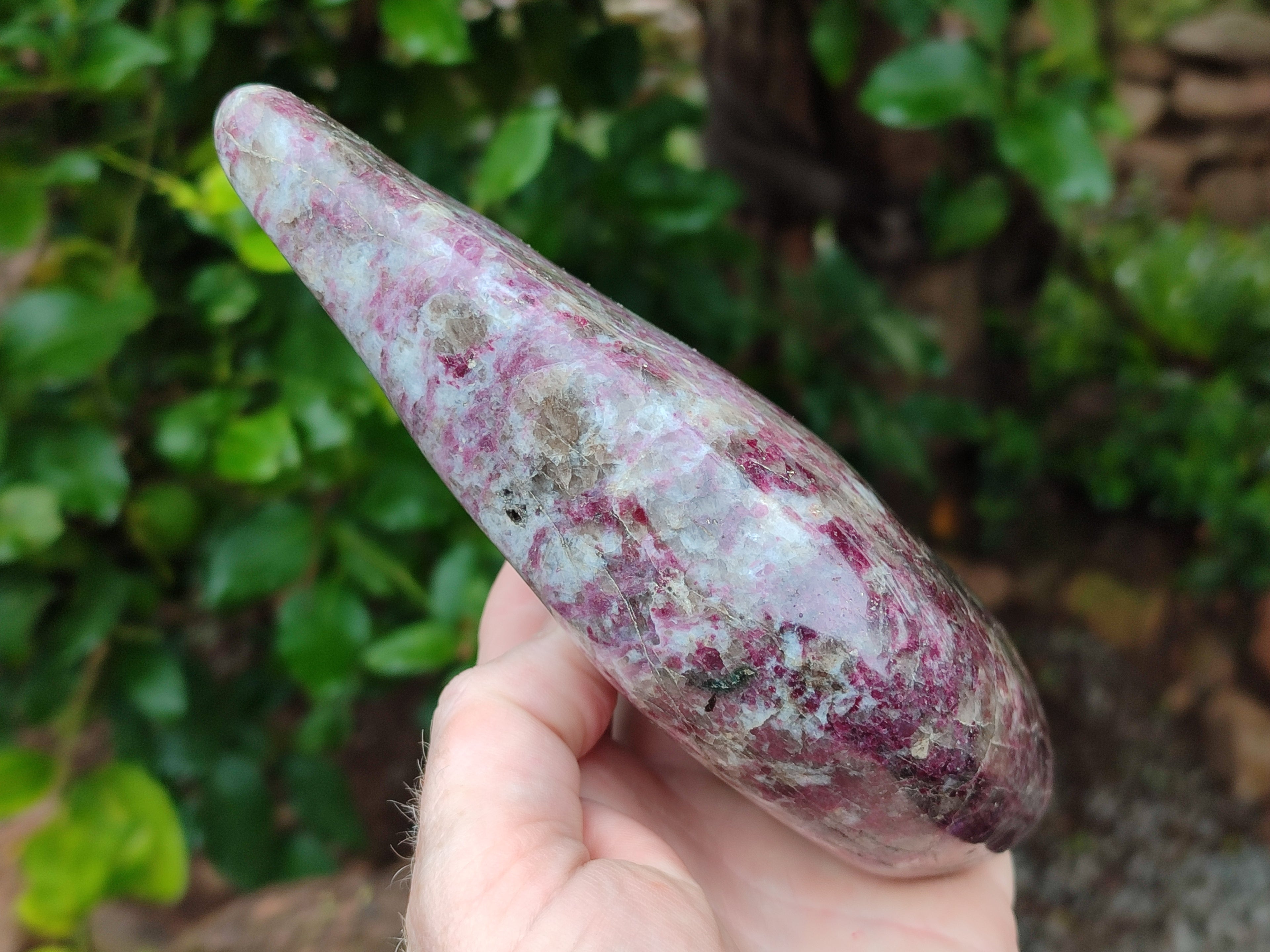 Polished Rubellite Pink Tourmaline Standing Free Forms x 2 From Madagascar - Toprock Gemstones and Minerals 