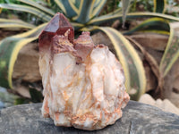 Natural Red Hematoid Quartz Clusters x 2 From Karoi, Zimbabwe - Toprock Gemstones and Minerals 