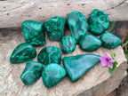 Polished Flower Banded Malachite Free Forms x 15 From Congo - Toprock Gemstones and Minerals 