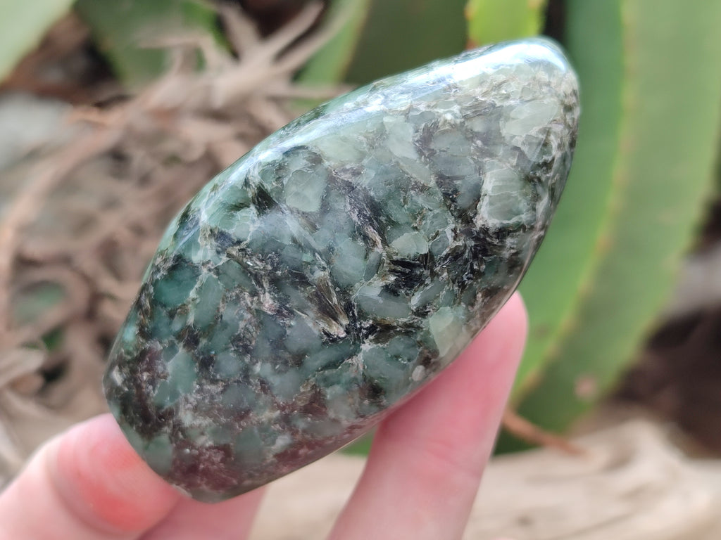 Polished Emerald Mica In Matrix Free Forms x 9 From Mutoko, Zimbabwe - Toprock Gemstones and Minerals 