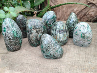 Polished Emerald Mica In Matrix Free Forms x 9 From Mutoko, Zimbabwe - Toprock Gemstones and Minerals 