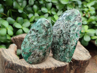 Polished Emerald Mica In Matrix Free Forms x 9 From Mutoko, Zimbabwe - Toprock Gemstones and Minerals 