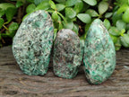 Polished Emerald Mica In Matrix Free Forms x 9 From Mutoko, Zimbabwe - Toprock Gemstones and Minerals 