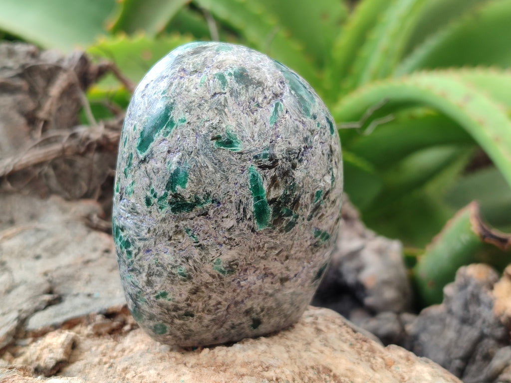 Polished Emerald Mica In Matrix Free Forms x 9 From Mutoko, Zimbabwe - Toprock Gemstones and Minerals 