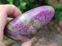 Polished Stichtite Standing Free Forms x 3 From Barberton, South Africa - Toprock Gemstones and Minerals 