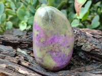 Polished Stichtite Standing Free Forms x 3 From Barberton, South Africa - Toprock Gemstones and Minerals 