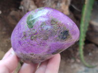 Polished Stichtite Standing Free Forms x 3 From Barberton, South Africa - Toprock Gemstones and Minerals 