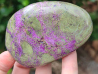 Polished Stichtite Standing Free Forms x 3 From Barberton, South Africa - Toprock Gemstones and Minerals 