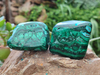 Polished Malacolla Free Forms x 12 From Kalukundi Mine, Congo - Toprock Gemstones and Minerals 