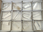 Polished Clear Quartz Crystals x 12 From Madagascar - Toprock Gemstones and Minerals 