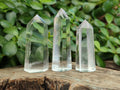 Polished Clear Quartz Crystals x 12 From Madagascar - Toprock Gemstones and Minerals 