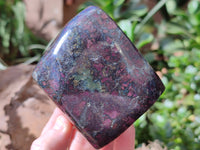 Polished Ruby Corundum In Chrome Verdite Free Forms x 3 From Zimbabwe - Toprock Gemstones and Minerals 