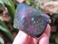 Polished Ruby Corundum In Chrome Verdite Free Forms x 3 From Zimbabwe - Toprock Gemstones and Minerals 