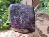 Polished Ruby Corundum In Chrome Verdite Free Forms x 3 From Zimbabwe - Toprock Gemstones and Minerals 
