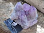 Natural Jacaranda Amethyst Quartz Clusters x 2 from Mumbwa, Zambia - Toprock Gemstones and Minerals 