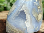 Polished Blue Lace Agate Geodes x 6 From Malawi - Toprock Gemstones and Minerals 