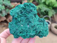 Natural Silky Malachite Specimens x 2 From Kasompe, Congo - Toprock Gemstones and Minerals 