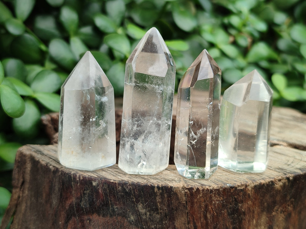 Polished Clear Quartz Crystals x 35 From Madagascar - Toprock Gemstones and Minerals 