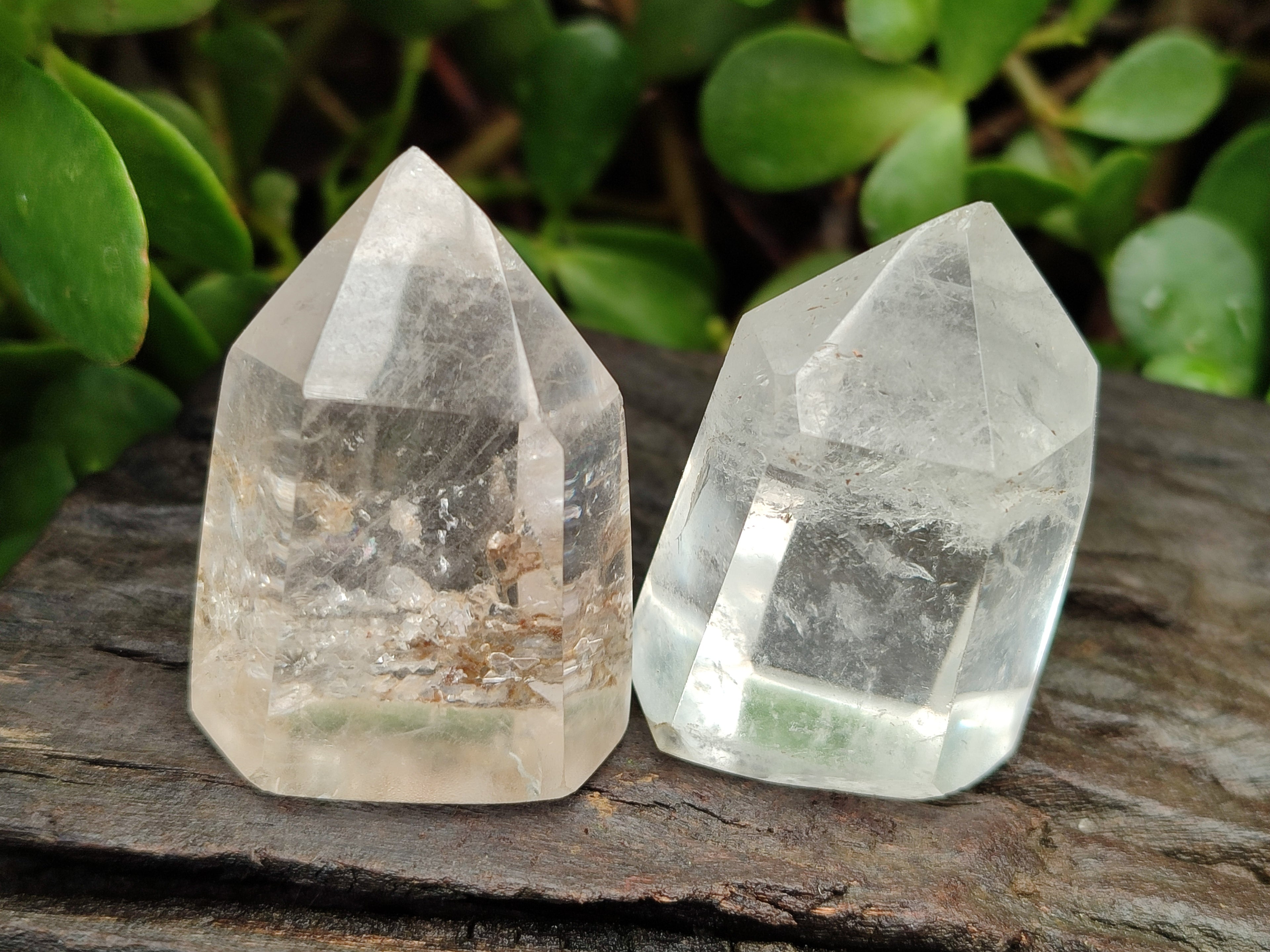 Polished Clear Quartz Crystals x 20 From Madagascar - Toprock Gemstones and Minerals 