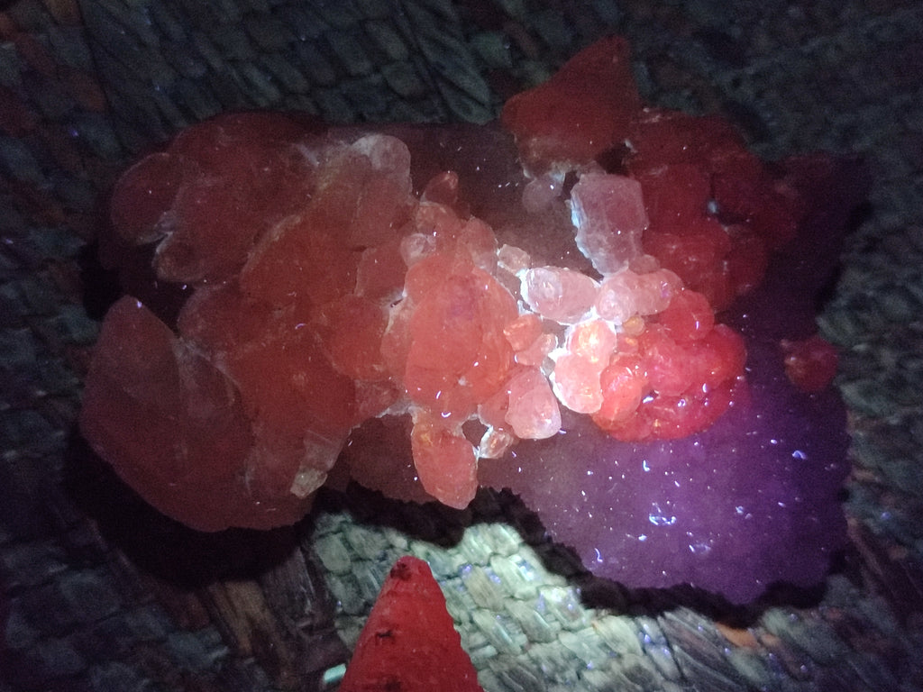 Natural Drusy Quartz Coated Calcite Pseudomorph Specimens x 12 From Alberts Mountain, Lesotho - Toprock Gemstones and Minerals 