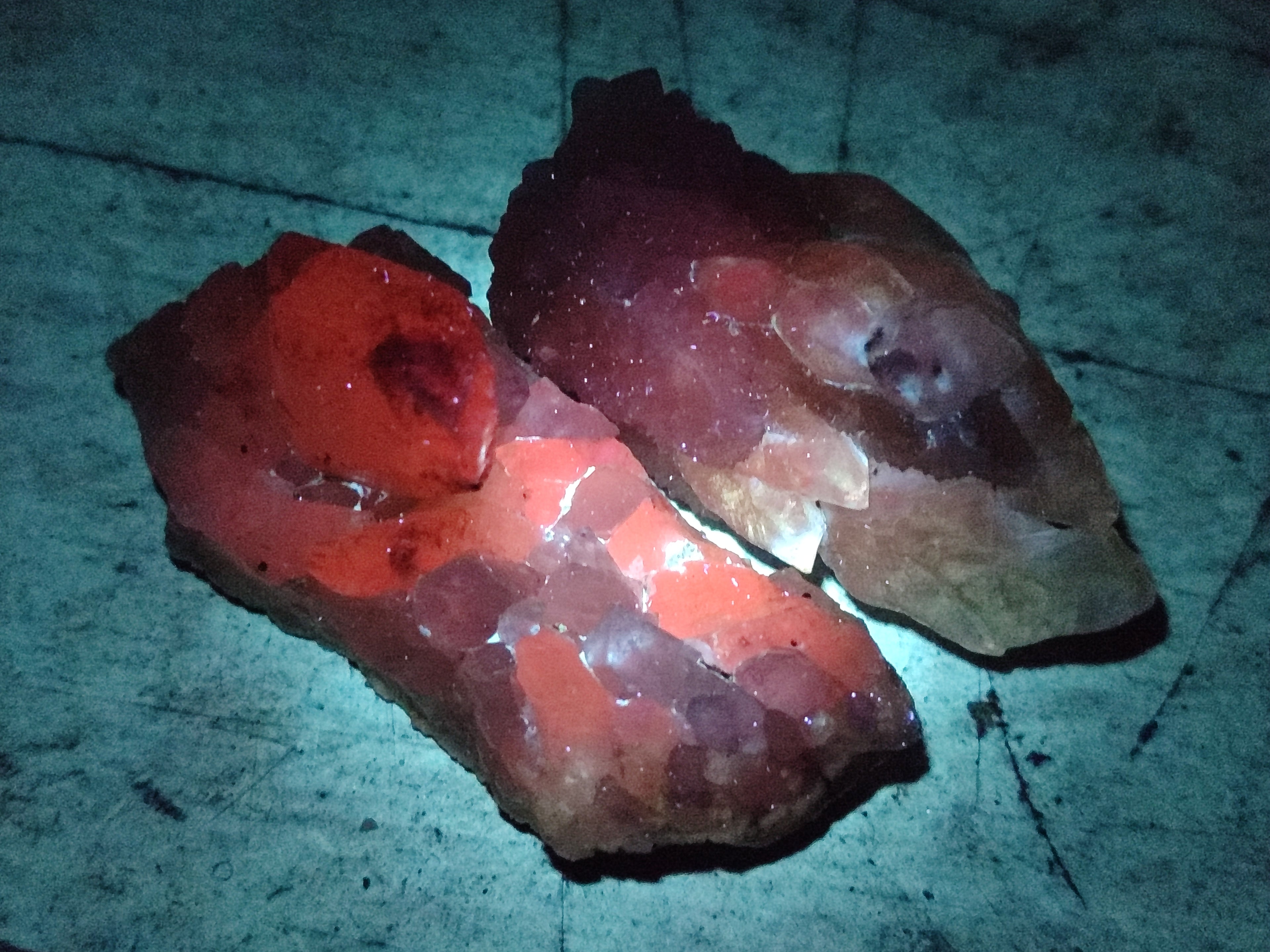 Natural Drusy Quartz Coated Calcite Pseudomorph Specimens x 12 From Alberts Mountain, Lesotho - Toprock Gemstones and Minerals 