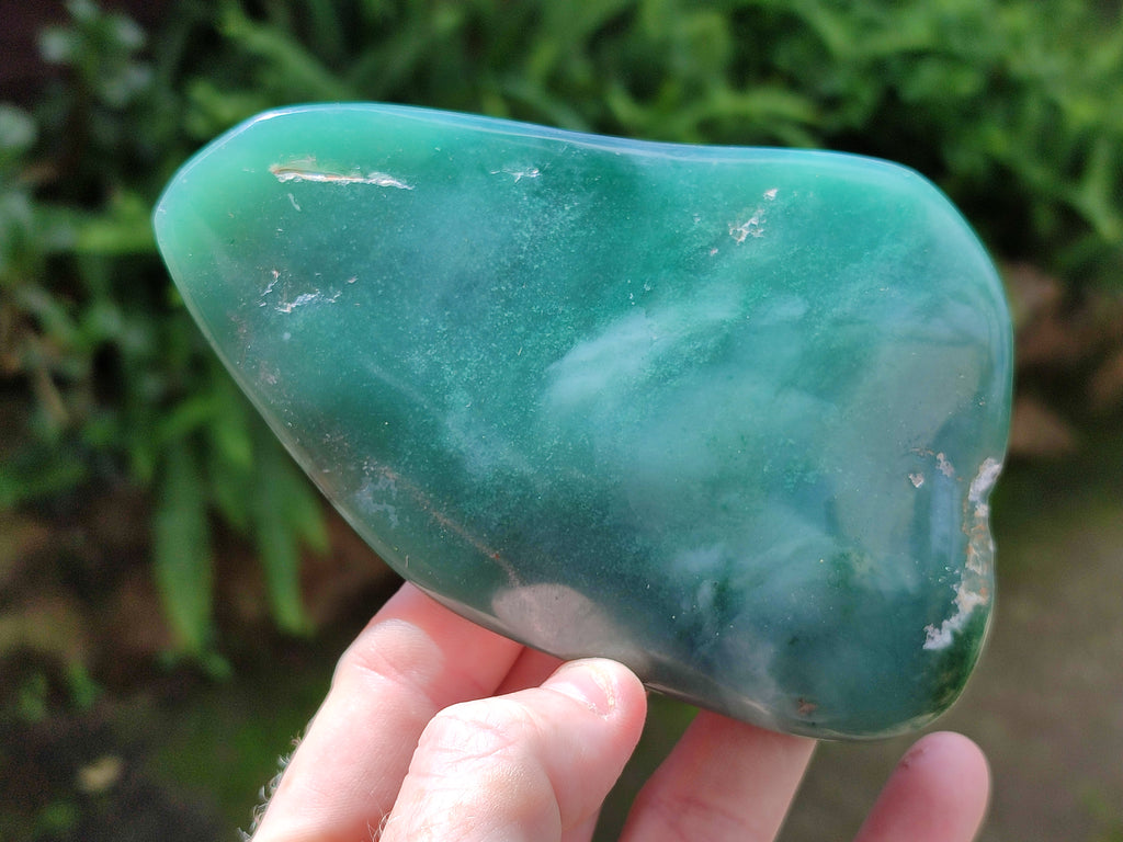 Polished Emerald Mtorolite Free Forms x 3 From Mutorashanga, Zimbabwe - Toprock Gemstones and Minerals 