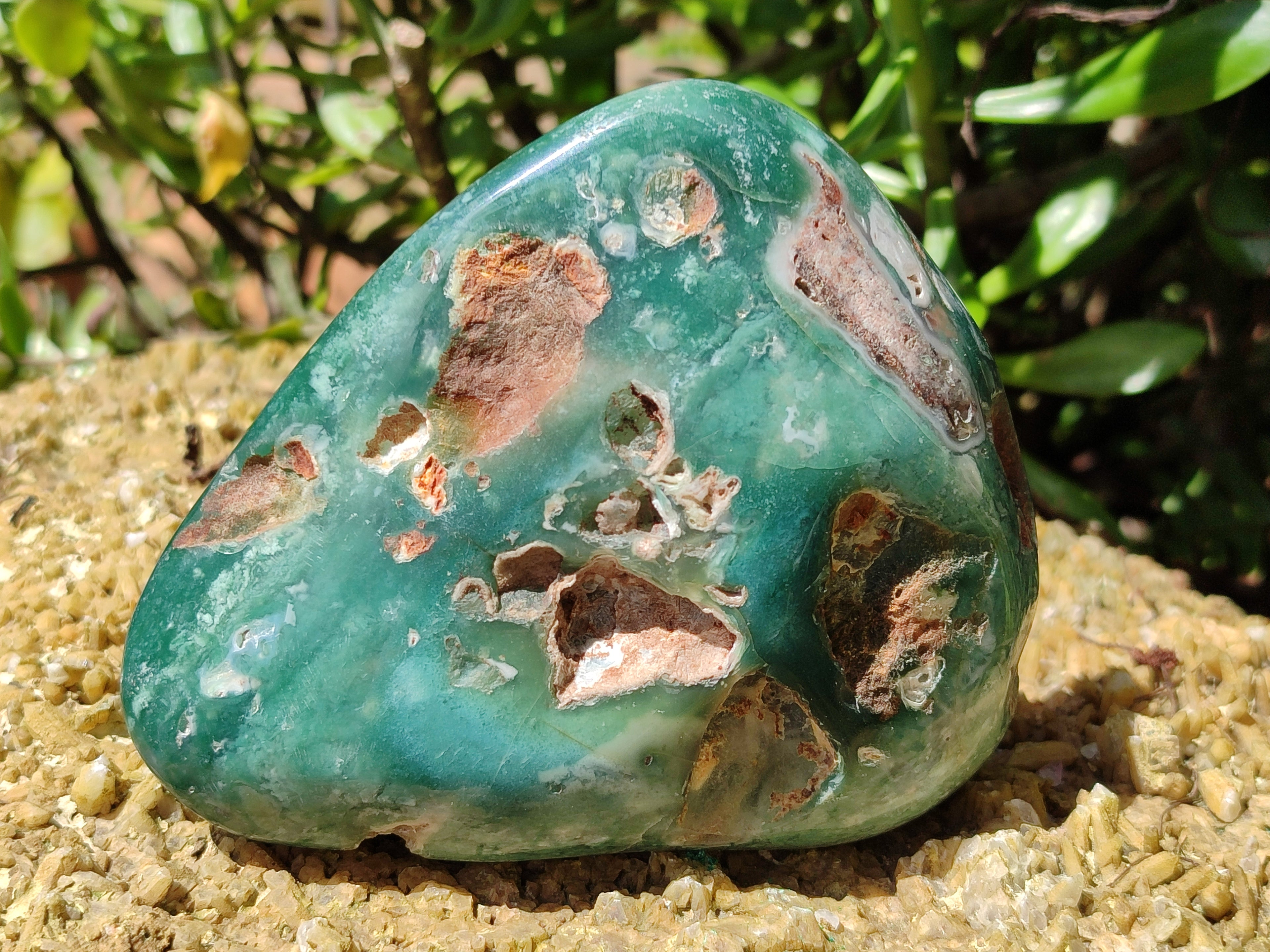 Polished Emerald Mtorolite Free Forms x 3 From Mutorashanga, Zimbabwe - Toprock Gemstones and Minerals 