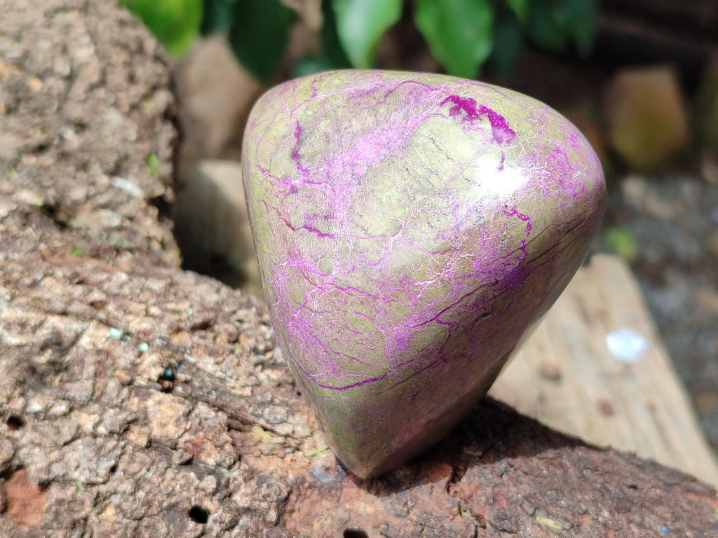 Polished Stichtite Standing Free Forms x 4 From Barberton, South Africa - Toprock Gemstones and Minerals 