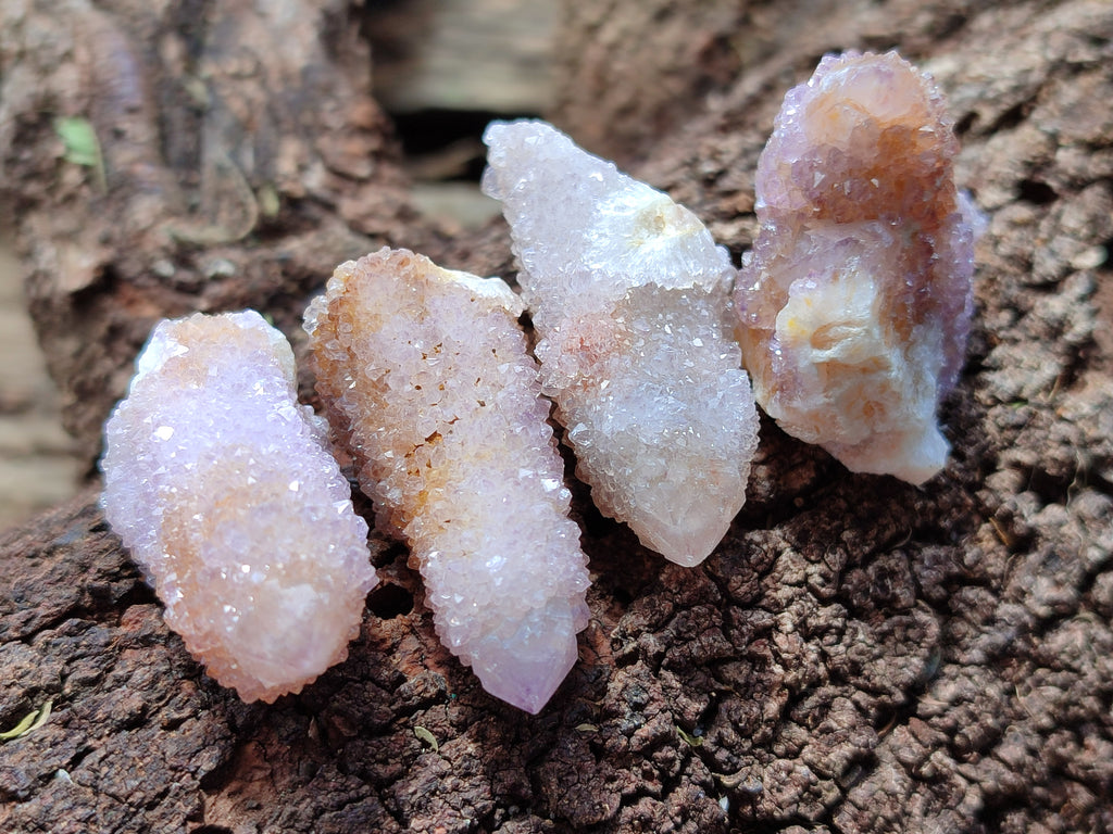 Natural Mixed Smokey Amethyst Spirit Quartz Clusters x 35 From Boekenhouthoek, South Africa - Toprock Gemstones and Minerals 